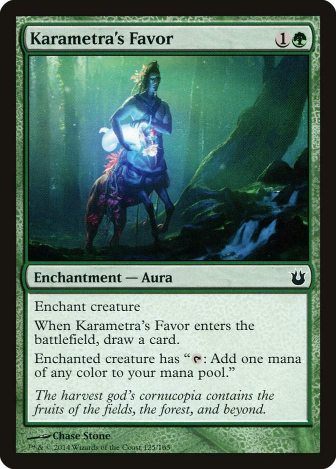 Karametra's Favor (BNG) (125) / Foil