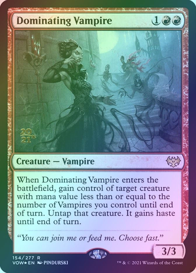 Dominating Vampire (PVOW) (154s) / Foil