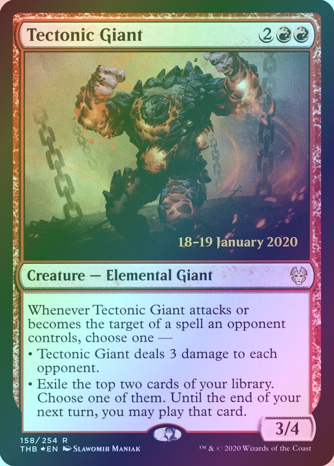 Tectonic Giant (PTHB) (158s) / Foil