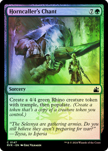 Horncaller's Chant (rvr) (147) / Foil