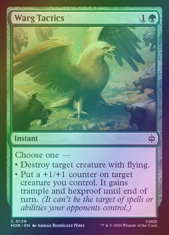Warg Tactics (HOB) (139) / Foil