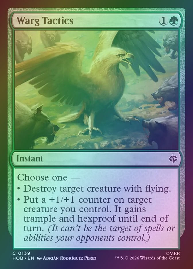 Warg Tactics (HOB) (139) / Foil