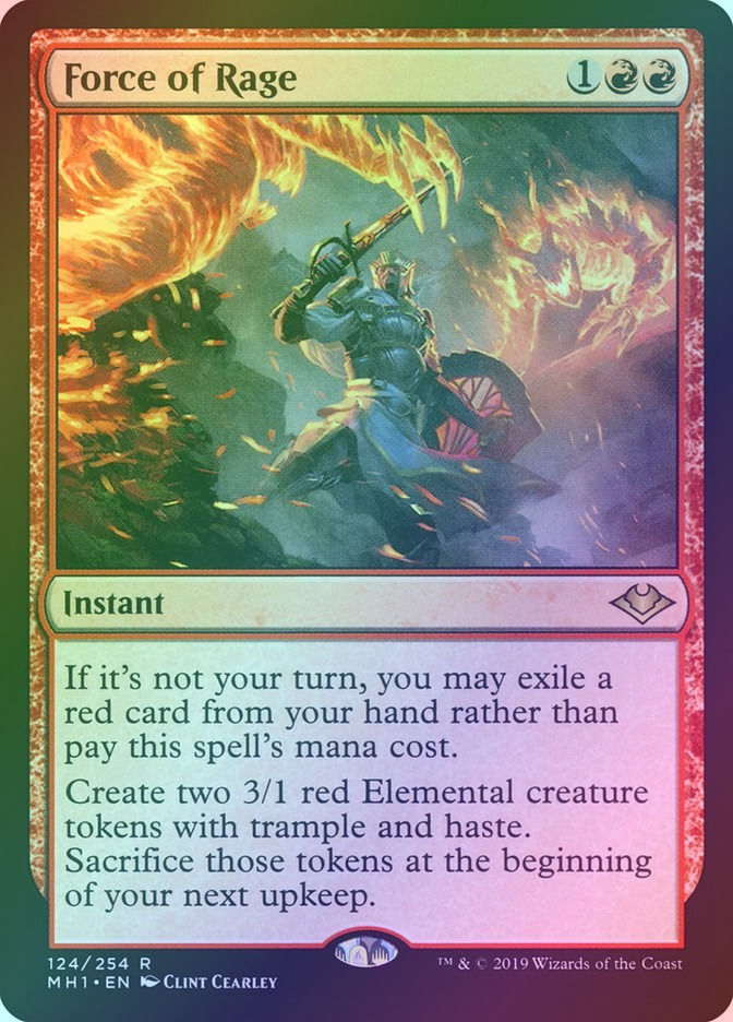 Force of Rage (MH1) (124) / Foil