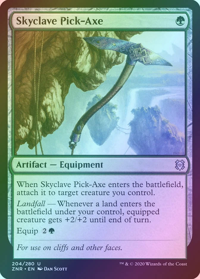 Skyclave Pick-Axe (ZNR) (204) / Foil