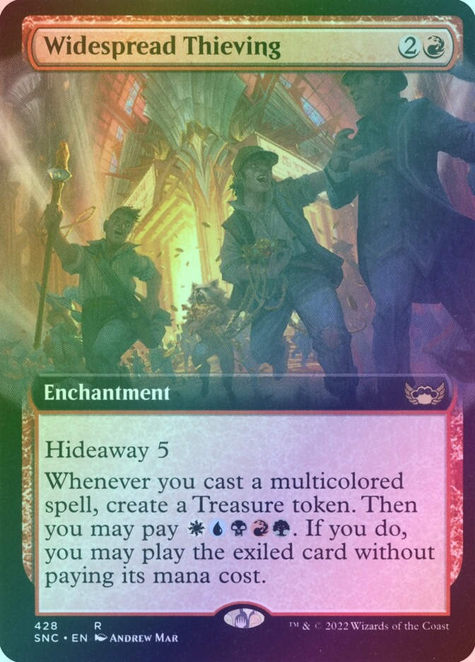 Widespread Thieving (SNC) (428) / Extended Art / Foil