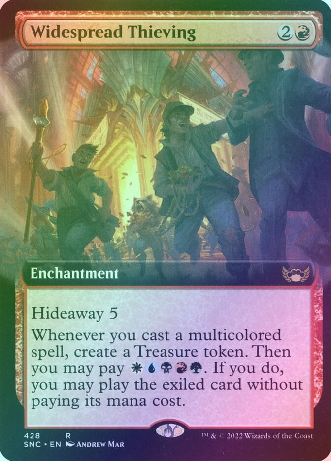 Widespread Thieving (SNC) (428) / Extended Art / Foil