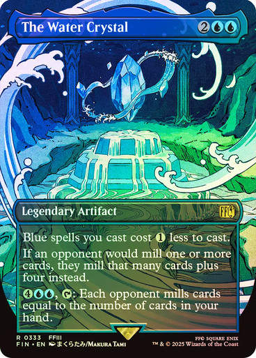 The Water Crystal (FIN) (333) / Borderless / Foil