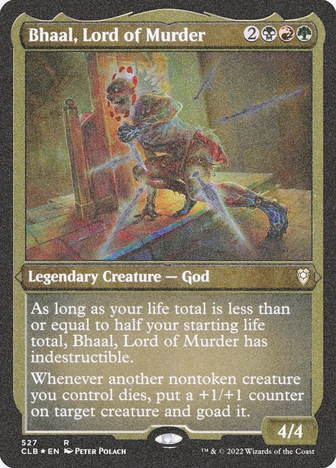 Bhaal, Lord of Murder (CLB) (527) / Foil Etched