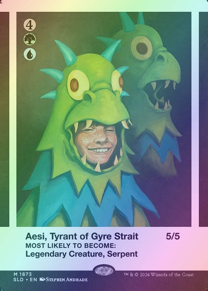 Aesi, Tyrant of Gyre Strait (SLD) (1873) / Borderless / Foil