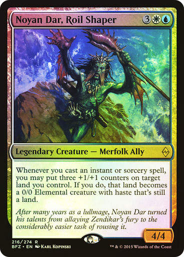 Noyan Dar, Roil Shaper (BFZ) (216) / Foil