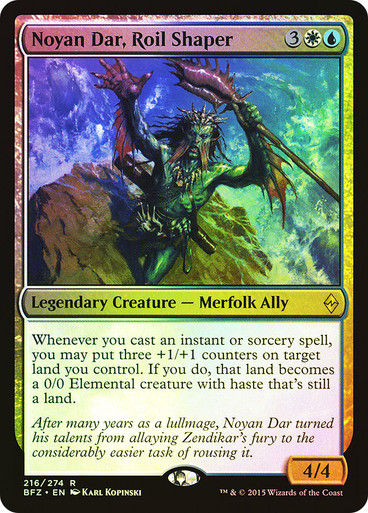Noyan Dar, Roil Shaper (BFZ) (216) / Foil