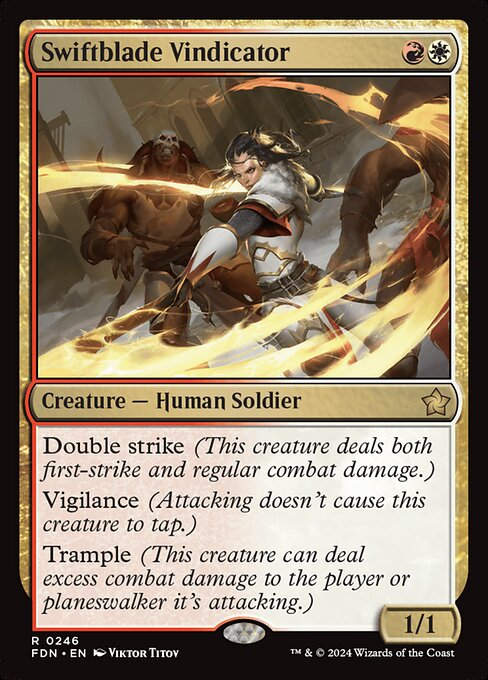 Swiftblade Vindicator (FDN) (246)