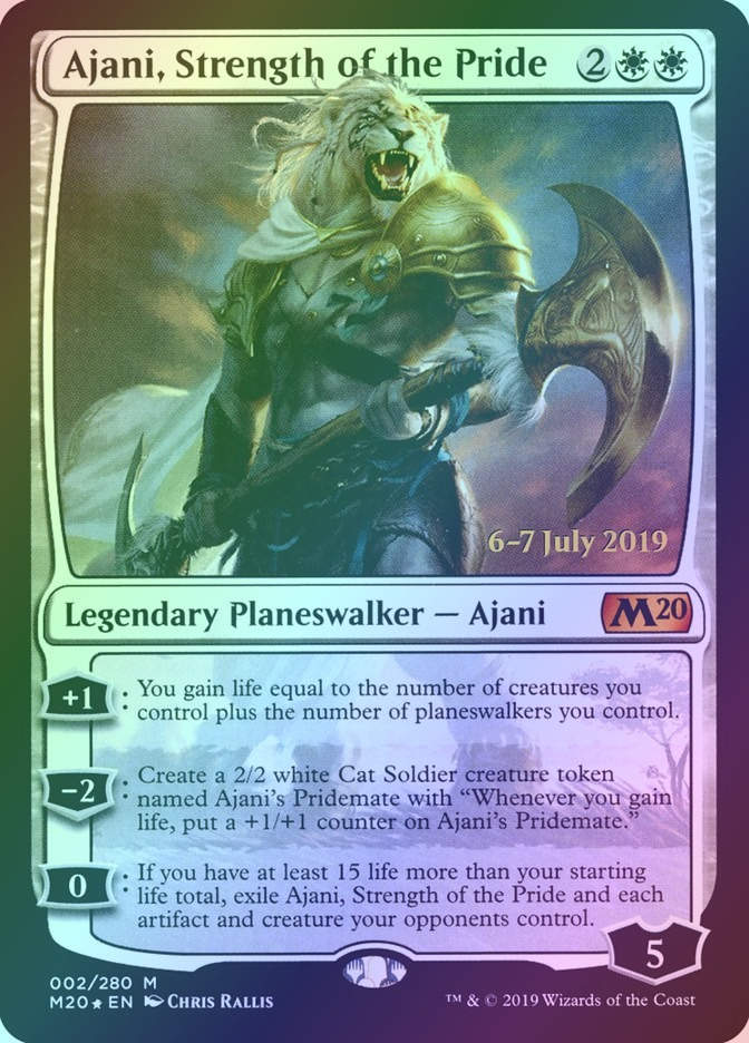 Ajani, Strength of the Pride (PM20) (2s) / Foil