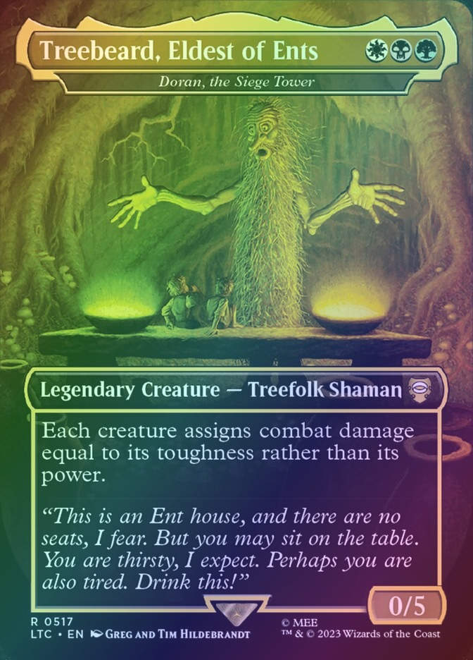 Doran, the Siege Tower (LTC) (517) / Borderless / Foil