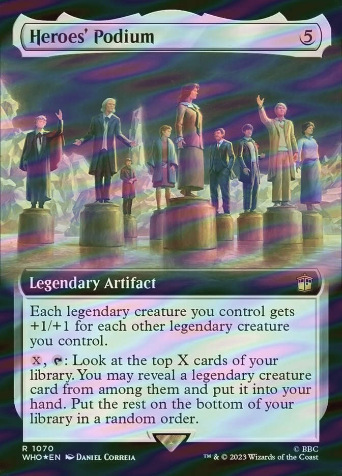 Heroes' Podium (WHO) (1070) / Extended Art / Surge Foil