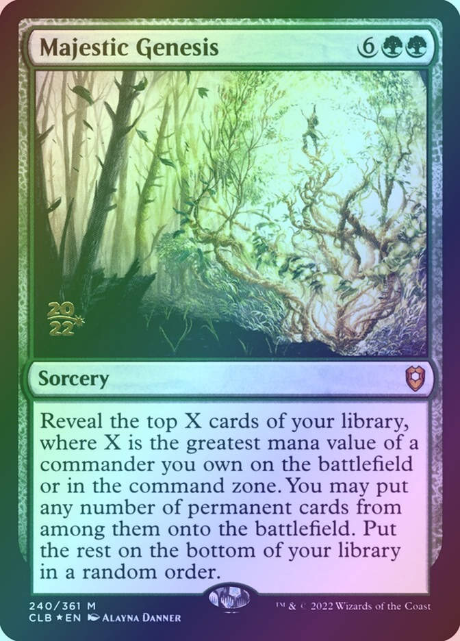 Majestic Genesis (PCLB) (240s) / Foil
