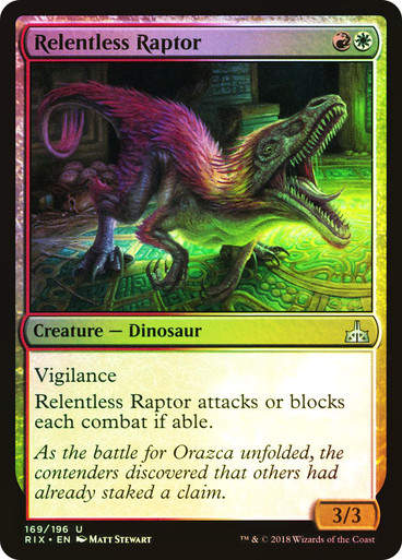 Relentless Raptor (RIX) (169) / Foil