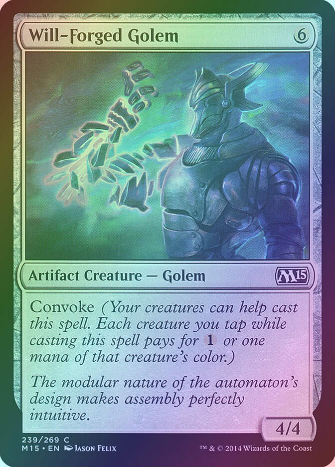 Will-Forged Golem (M15) (239) / Foil