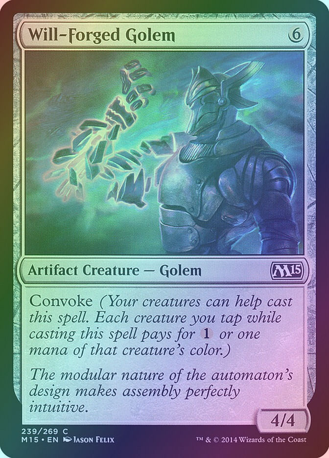 Will-Forged Golem (M15) (239) / Foil