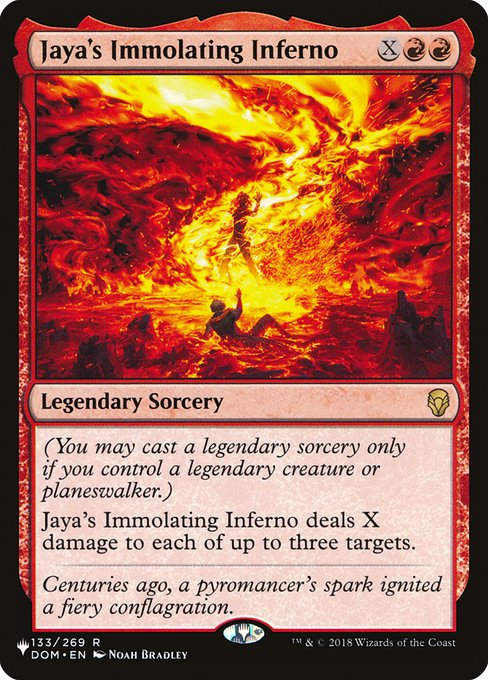 Jaya's Immolating Inferno (PLST) (DOM-133)