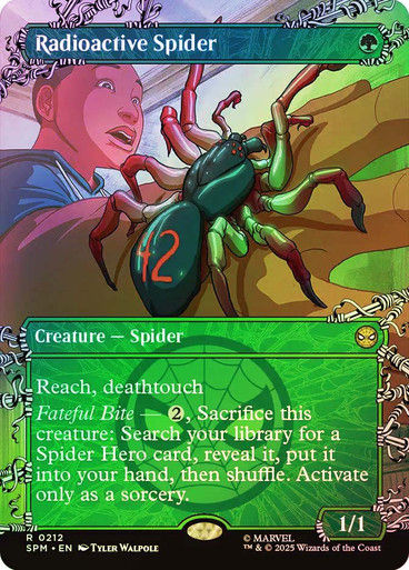Radioactive Spider (SPM) (212) / Showcase / Foil