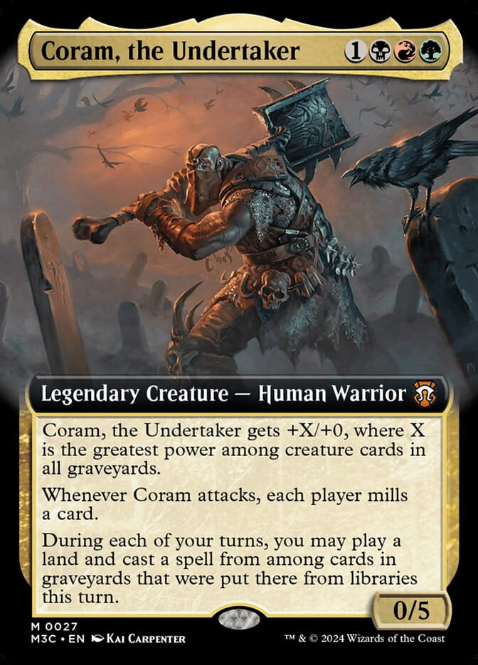 Coram, the Undertaker (m3c) (27) / Extended Art