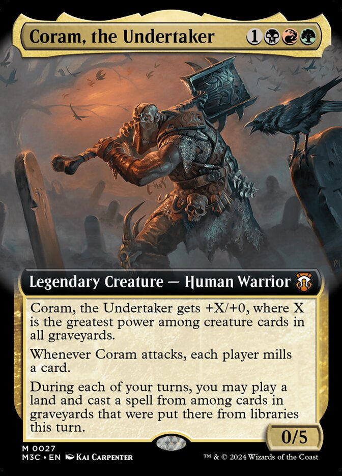 Coram, the Undertaker (m3c) (27) / Extended Art