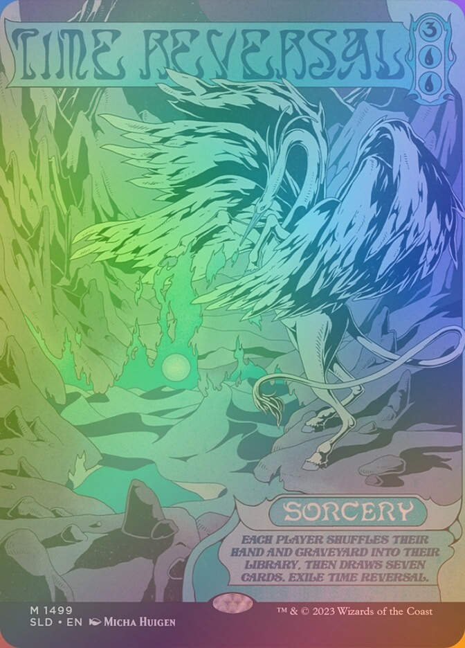 Time Reversal (SLD) (1499★) / Borderless / Rainbow Foil