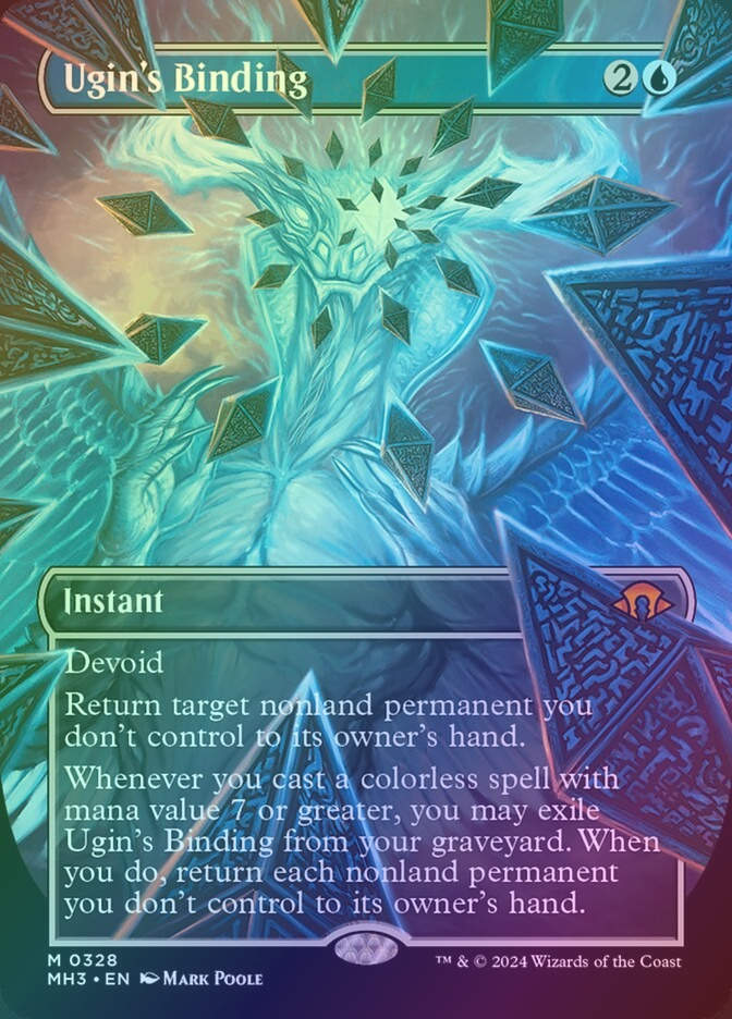 Ugin's Binding (MH3) (328) / Borderless / Foil