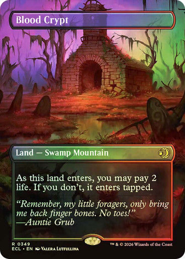 Blood Crypt // Blood Crypt (ECL) (349) / Borderless / Foil