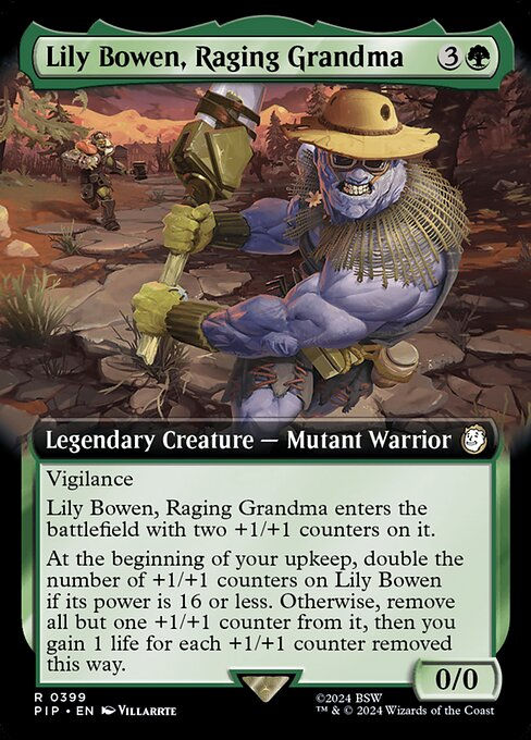 Lily Bowen, Raging Grandma (pip) (399) / Extended Art
