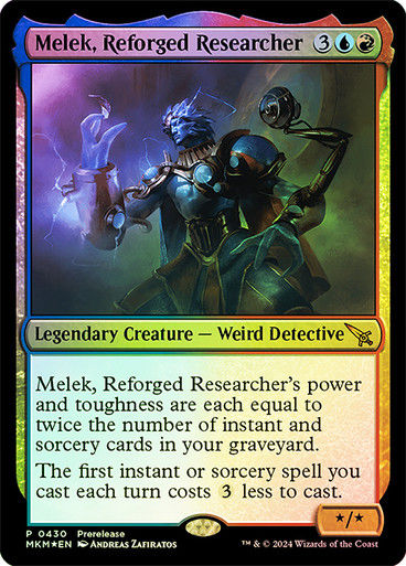 Melek, Reforged Researcher (mkm) (430) / Prerelease Foil