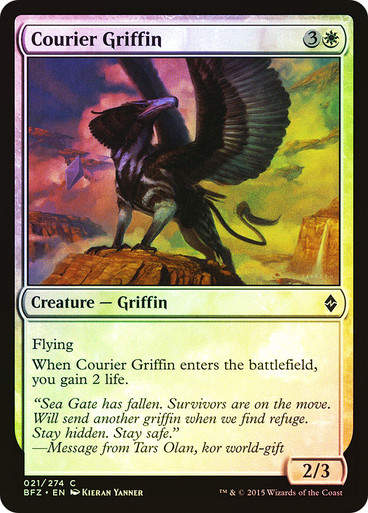 Courier Griffin (BFZ) (21) / Foil