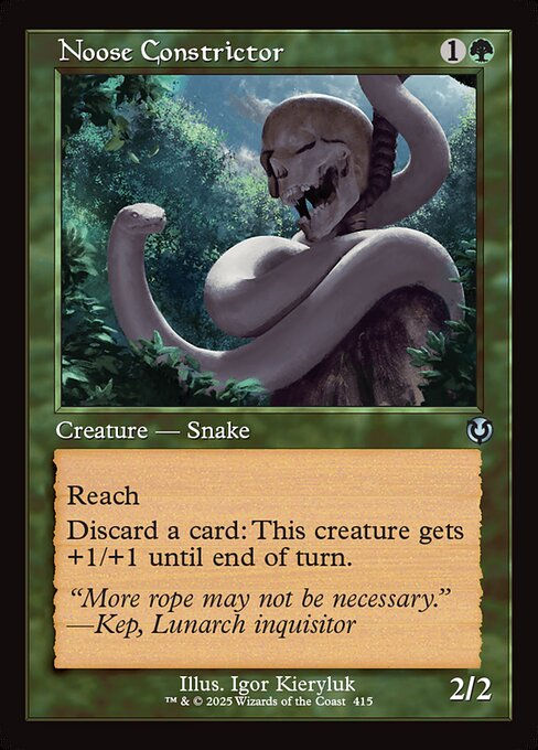 Noose Constrictor (INR) (415) / Retro Frame