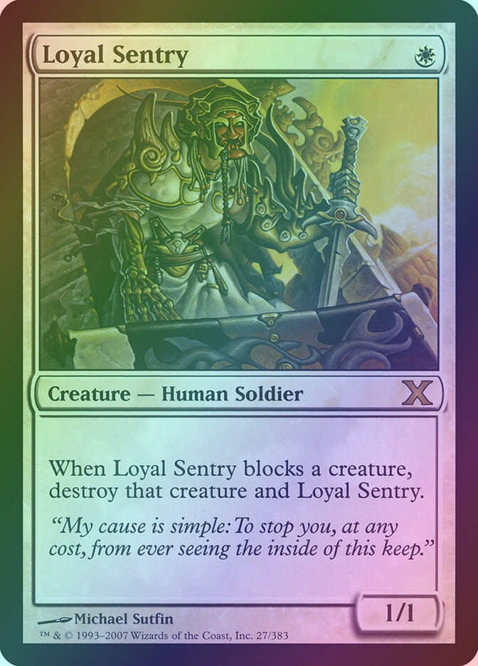 Loyal Sentry (10E) (27) / Foil