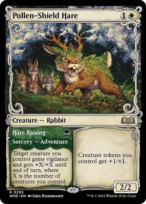 Pollen-Shield Hare // Hare Raising (woe) / Showcase