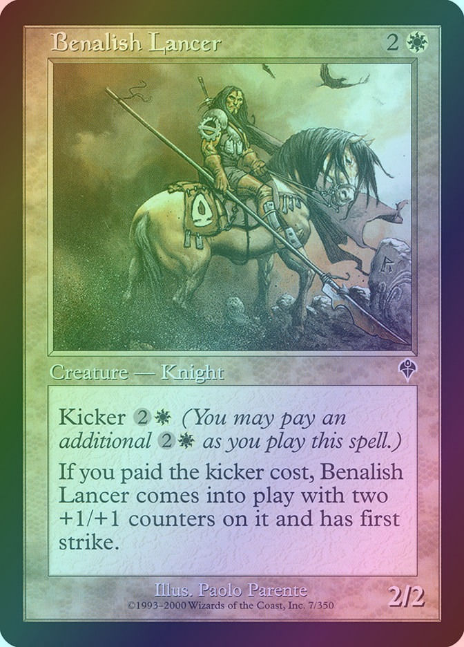 Benalish Lancer (INV) (7) / Foil