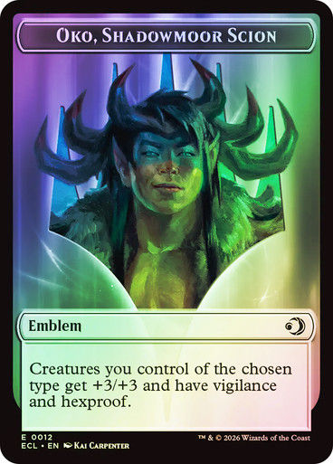 Elk // Oko Shadowmoor Scion Emblem (TECL) / Foil — cara 2 de 2