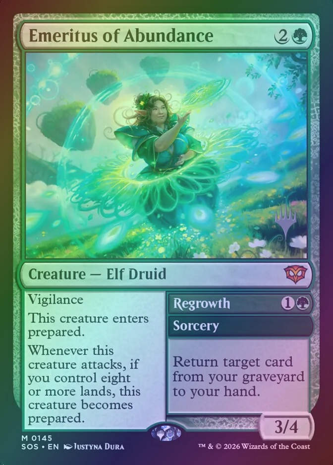 Emeritus of Abundance // Regrowth (PSOS) (145p) / Foil