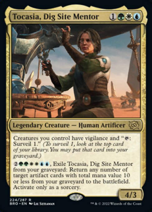 Tocasia, Dig Site Mentor (BRO)