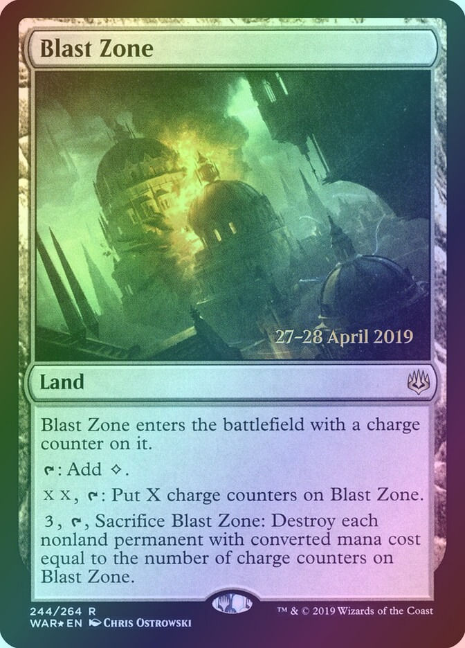 Blast Zone (PWAR) (244s) / Foil