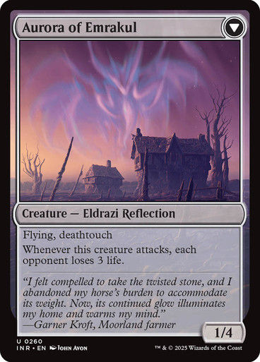 Cryptolith Fragment // Aurora of Emrakul (INR) (260) — cara 2 de 2