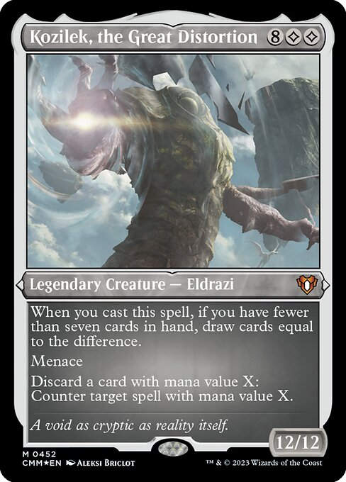 Kozilek, the Great Distortion (cmm) / Foil Etched