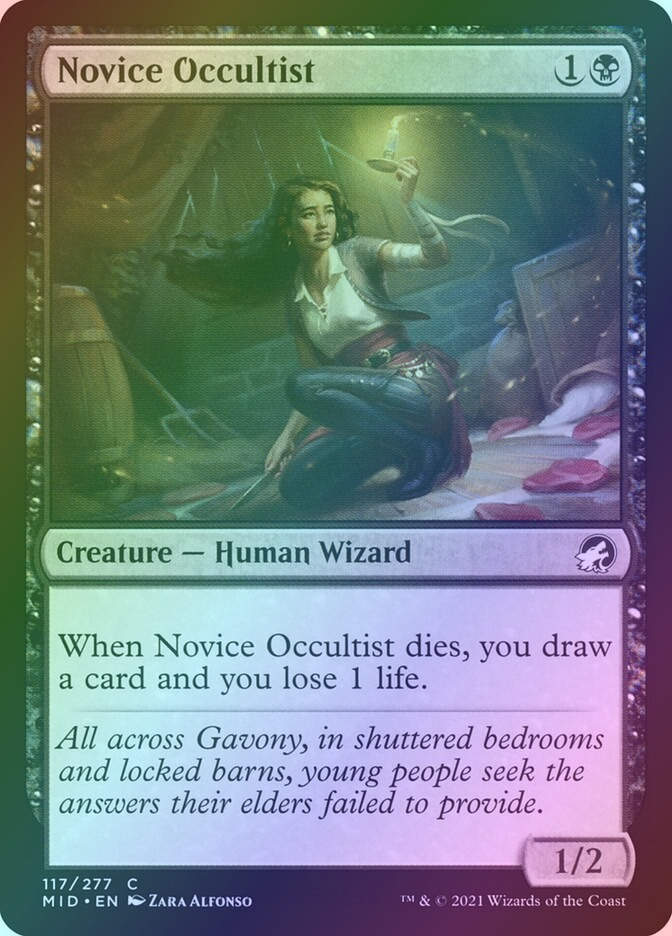 Novice Occultist (MID) (117) / Foil