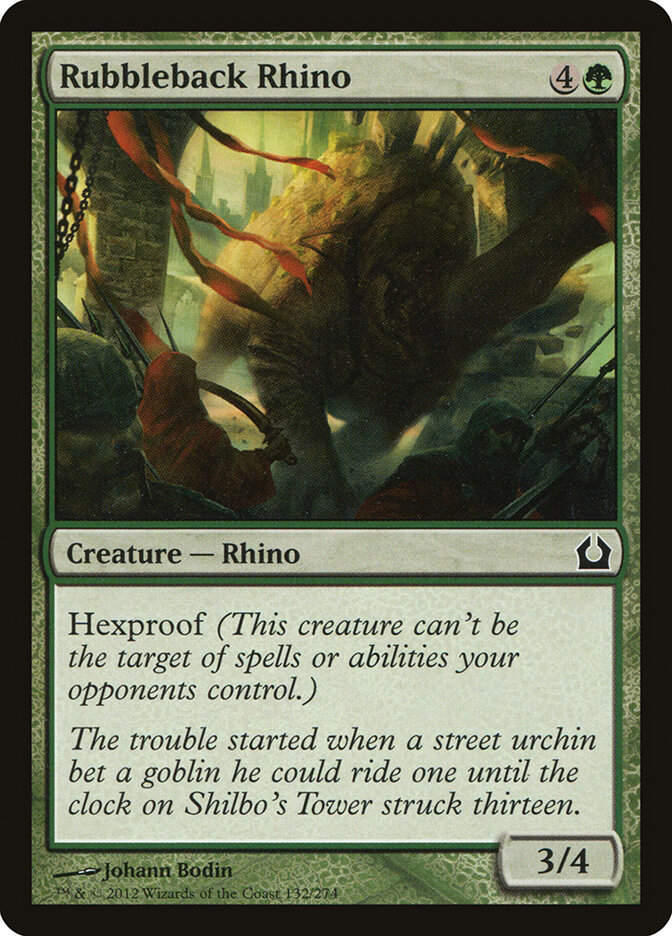 Rubbleback Rhino (RTR) (132)