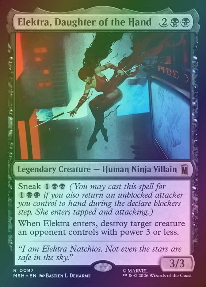 Elektra, Daughter of the Hand (MSH) (97) / Foil