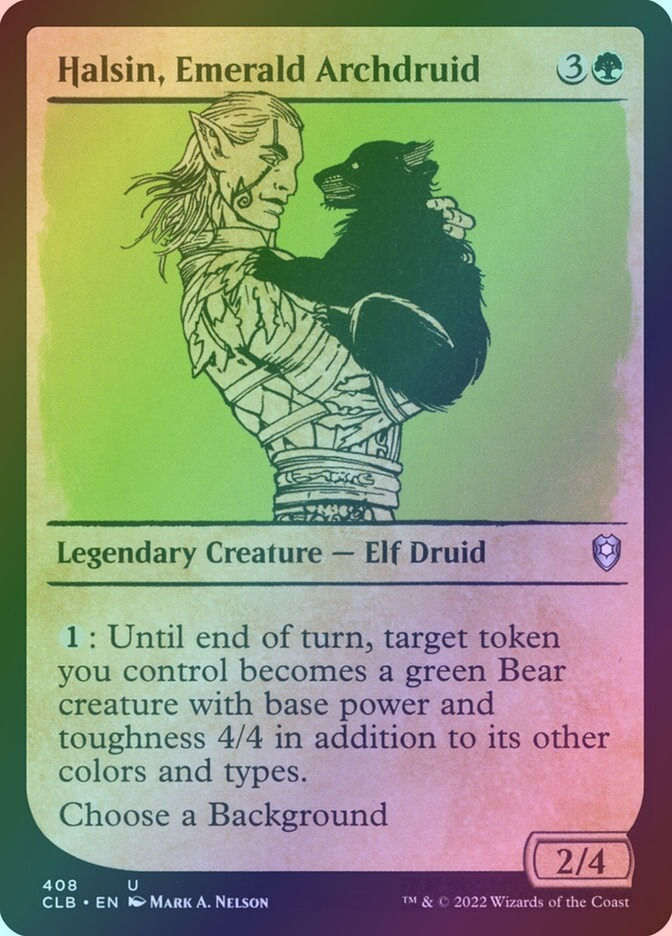 Halsin, Emerald Archdruid (CLB) (408) / Showcase / Foil