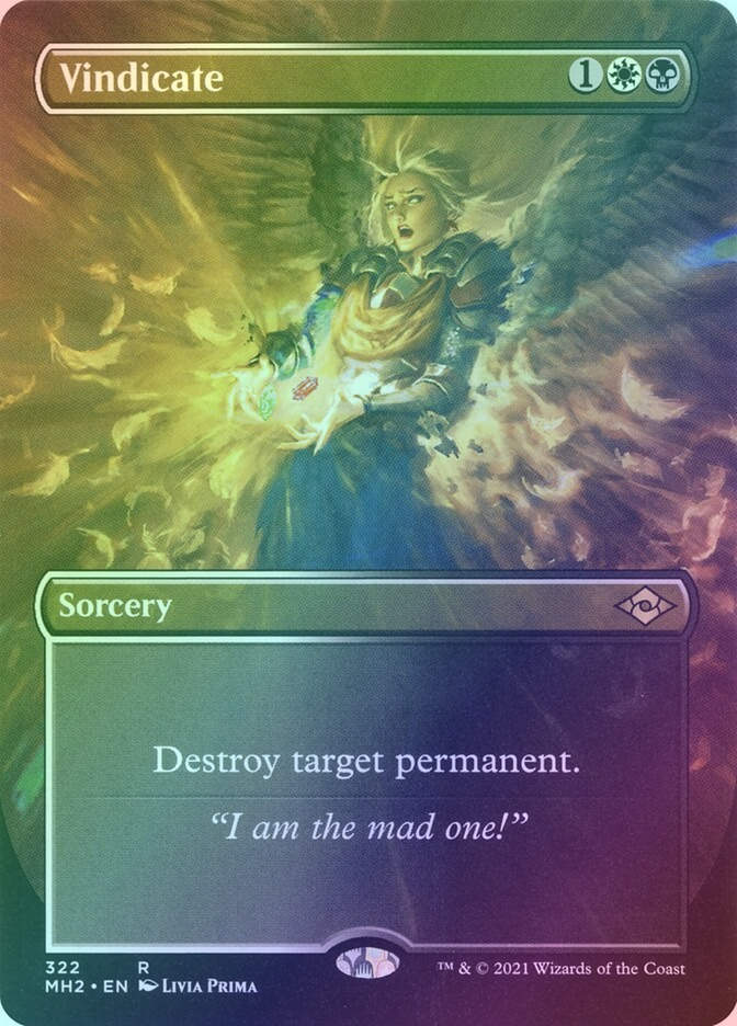 Vindicate (MH2) (322) / Borderless / Foil