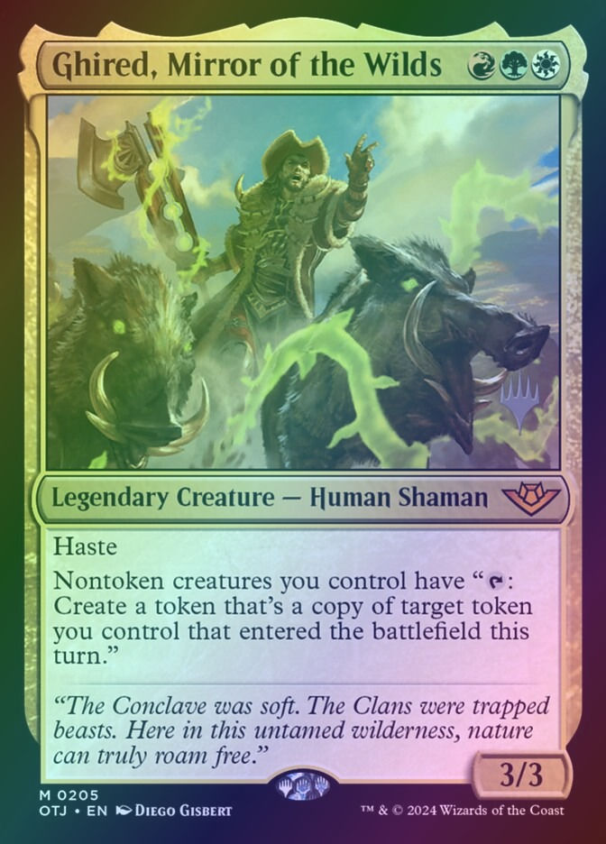 Ghired, Mirror of the Wilds (POTJ) (205p) / Foil