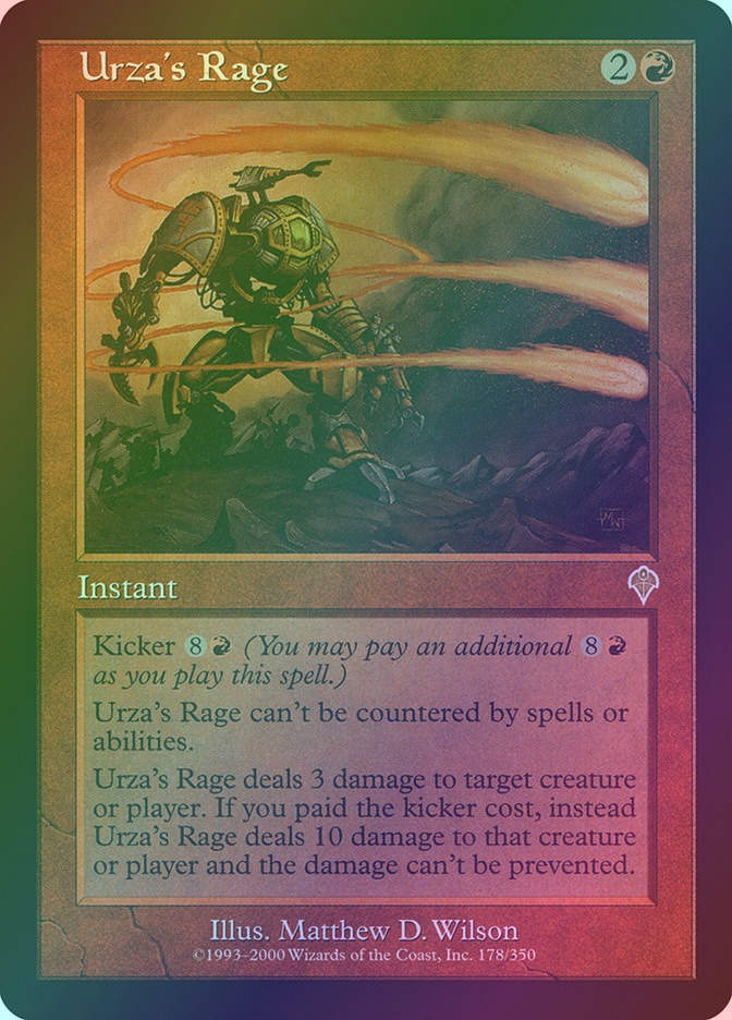 Urza's Rage (INV) (178) / Foil